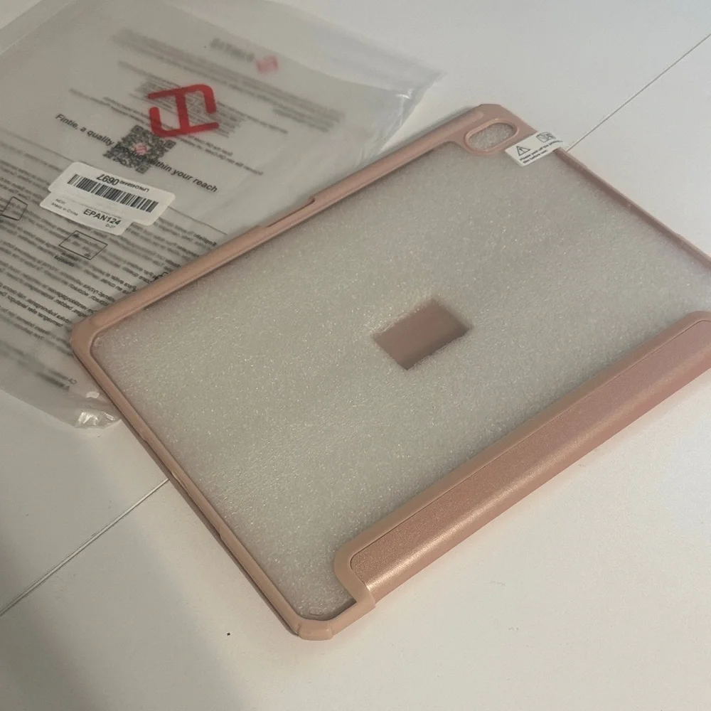 Apple clear backed
